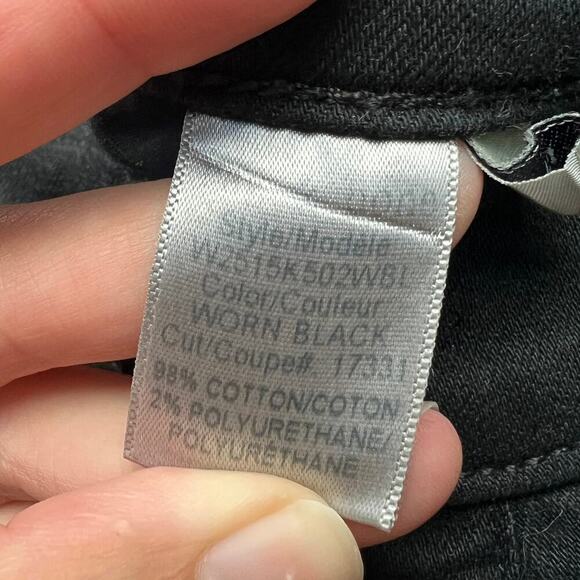 Rag & Bone Bella Black Slit Hem High Rise Flare Jeans Size 28 - Picture 6 of 6